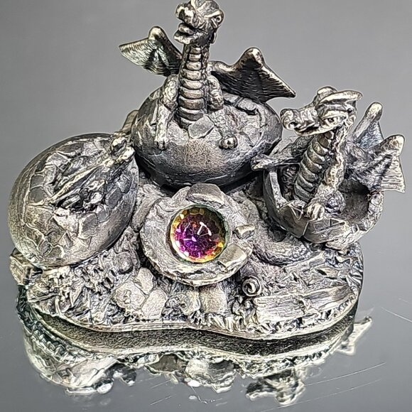 Fine Pewter The Hatchlings by SP Damley #3111 United Kingdom - Picture 2 of 10
